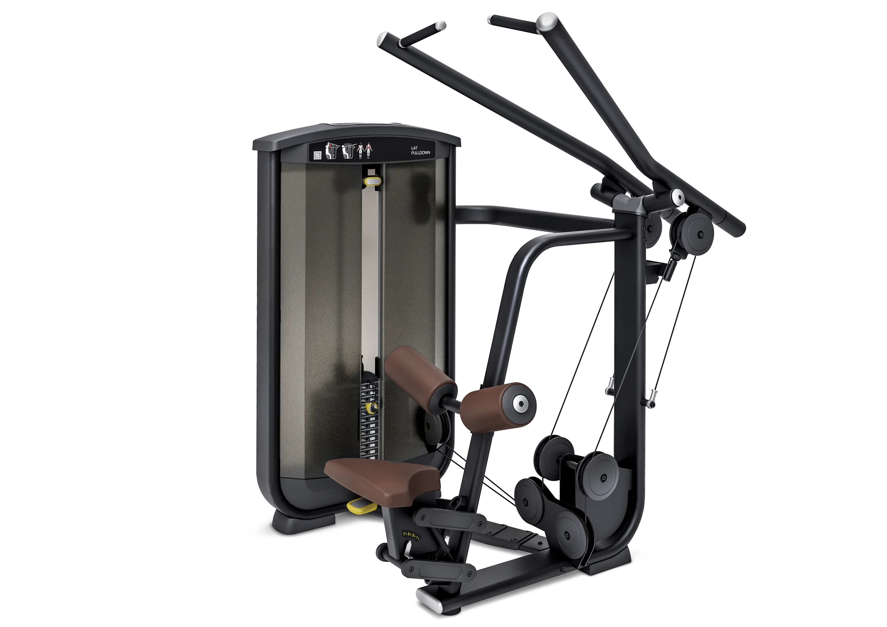 Brug Intenza Ease Line Lat Pull Down (vægtstak: 102 kg) til en forbedret oplevelse